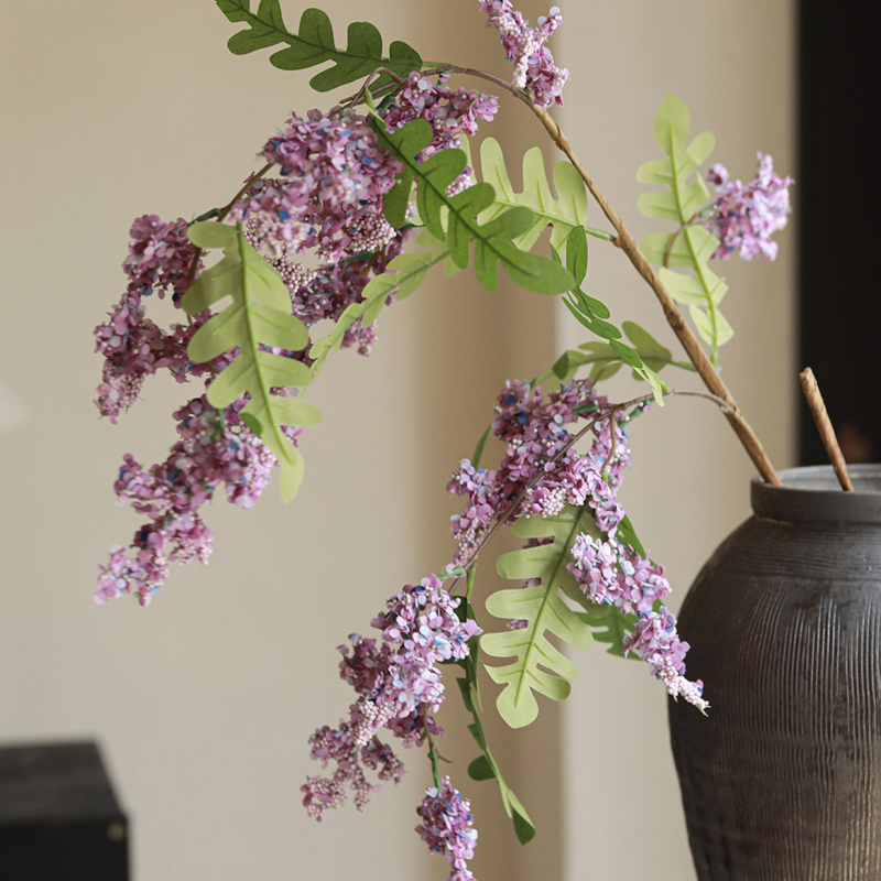Aranjament floral artificial de înaltă calitate, cu aspect realist, pentru decorul casei, un accent elegant pentru living