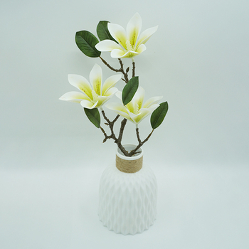 Flori artificiale Magnolia pentru sufragerie și hol, aranjamente decorative imprimate 3D