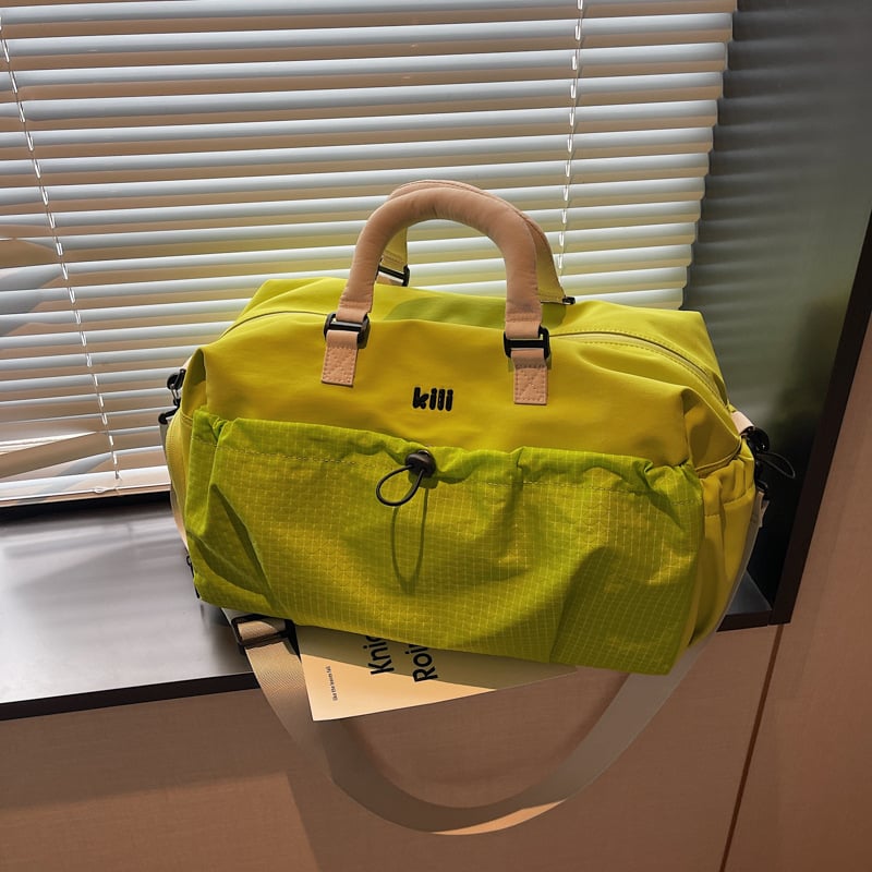 Unisex najlon torba za putovanje 20–35L, lagana sportska torba za putovanja, kompatibilna s koferom na kotačićima