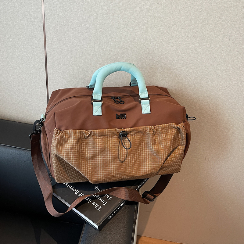 Unisex najlon torba za putovanje 20–35L, lagana sportska torba za putovanja, kompatibilna s koferom na kotačićima