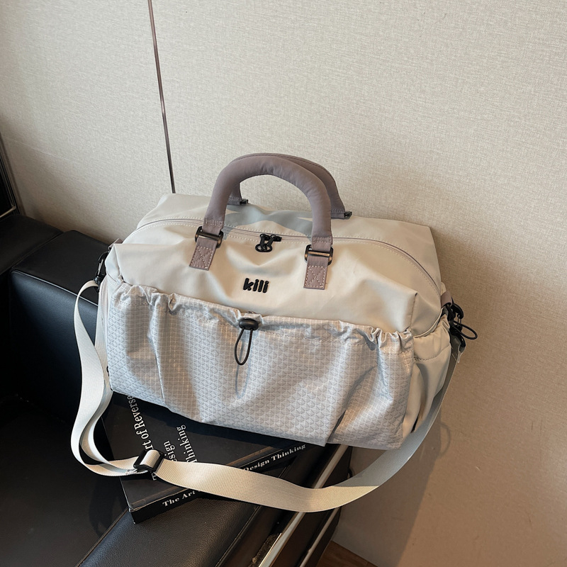 Unisex najlon torba za putovanje 20–35L, lagana sportska torba za putovanja, kompatibilna s koferom na kotačićima