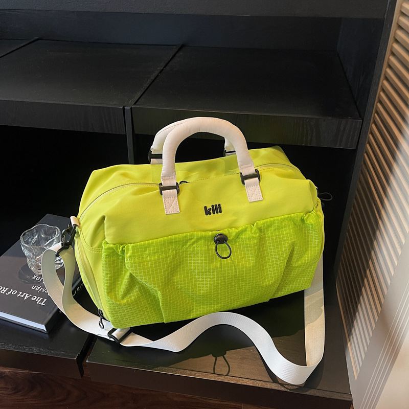 Unisex najlon torba za putovanje 20–35L, lagana sportska torba za putovanja, kompatibilna s koferom na kotačićima