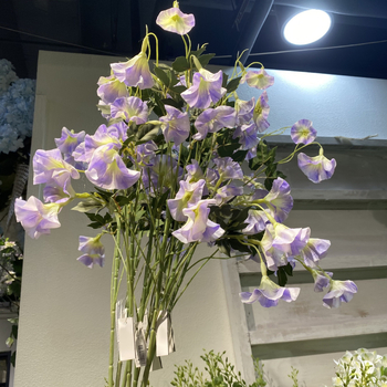 Flori artificiale Morning Glory, cu textură catifelată, de înaltă calitate, pentru decor de vitrină și decor de nunți
