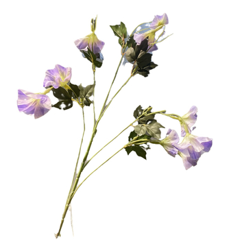 Flori artificiale Morning Glory, cu textură catifelată, de înaltă calitate, pentru decor de vitrină și decor de nunți