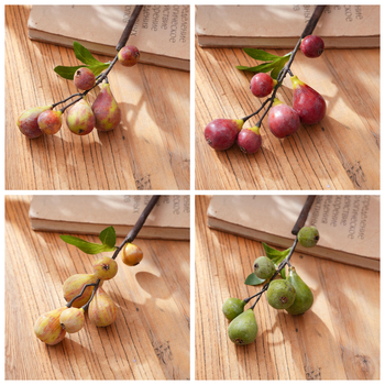 Flori artificiale de smochin pentru vară, plante verzi artificiale pentru decor de nunți și spații