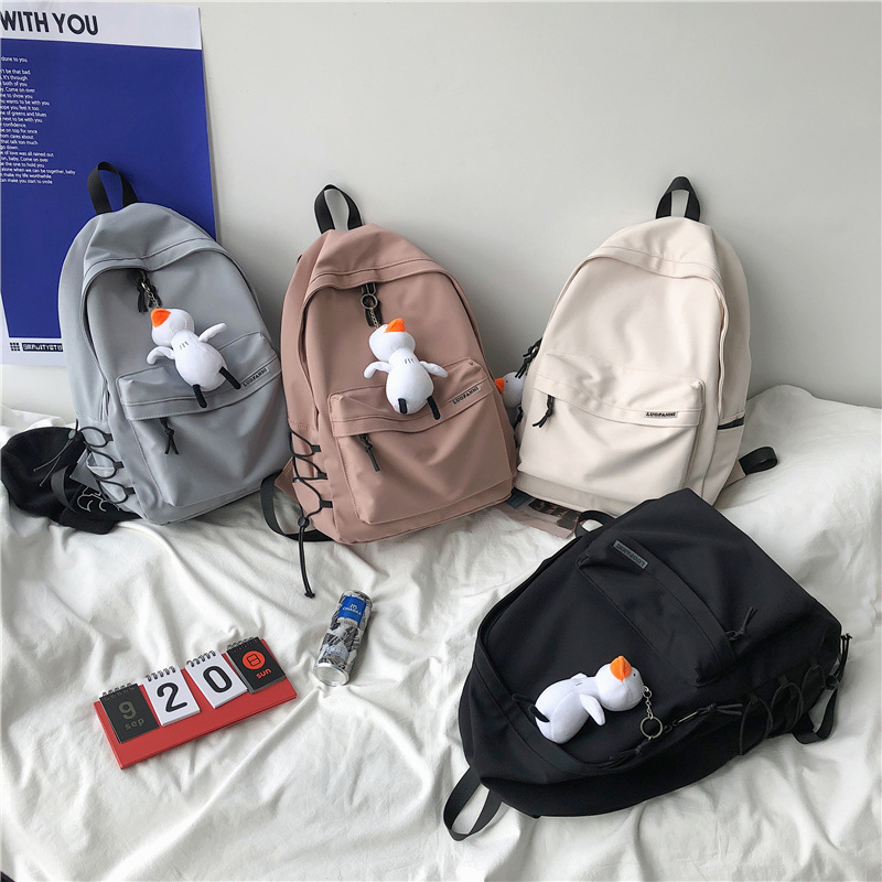 Najlonski školski ruksak, korejskog stila Harajuku Ulzzang, unisex, jednostavan i moderan