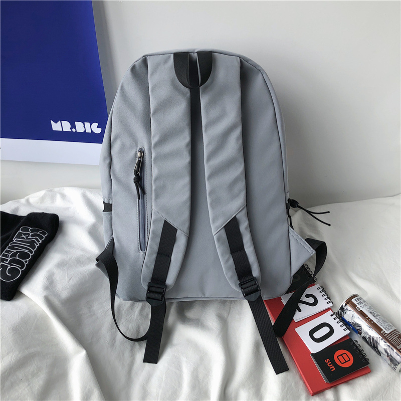 Najlonski školski ruksak, korejskog stila Harajuku Ulzzang, unisex, jednostavan i moderan