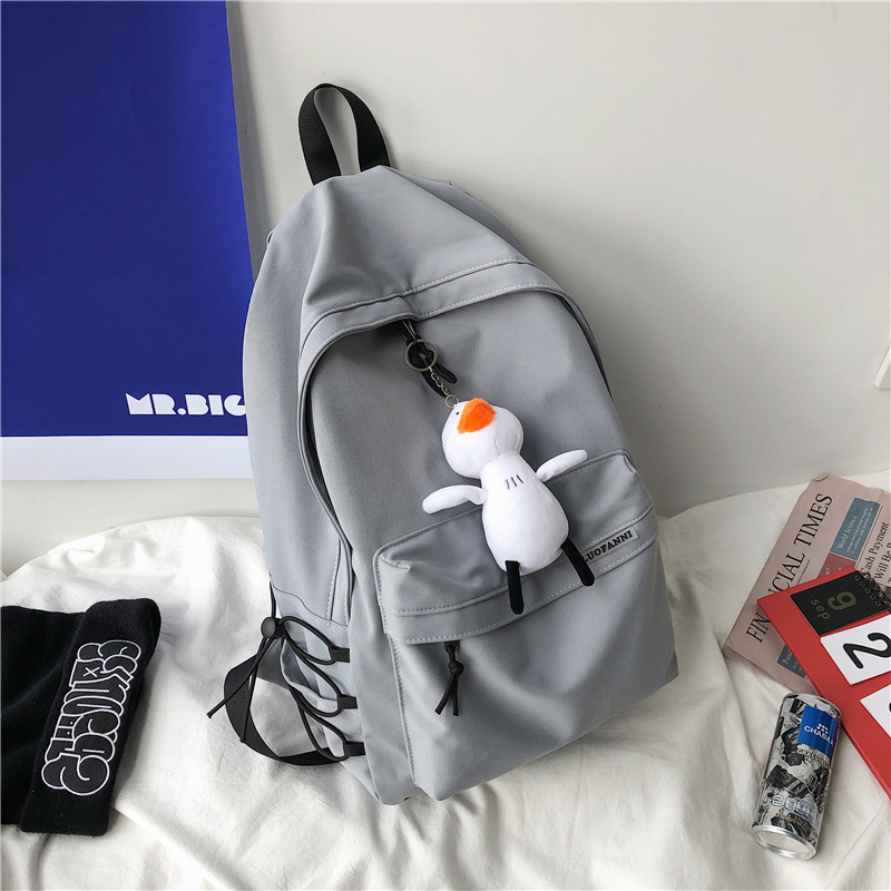 Najlonski školski ruksak, korejskog stila Harajuku Ulzzang, unisex, jednostavan i moderan