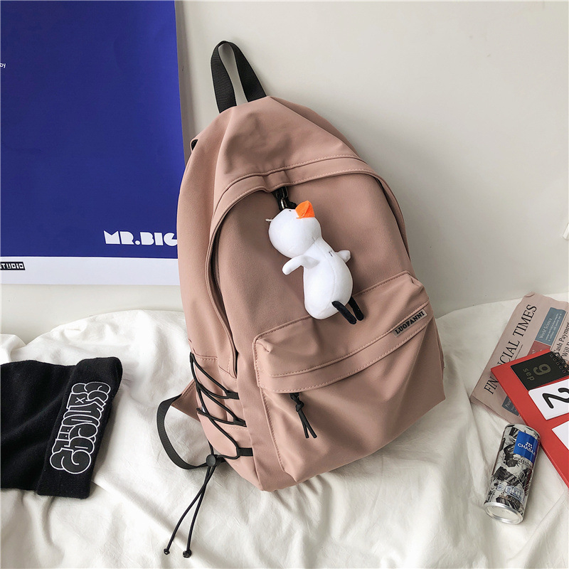 Najlonski školski ruksak, korejskog stila Harajuku Ulzzang, unisex, jednostavan i moderan