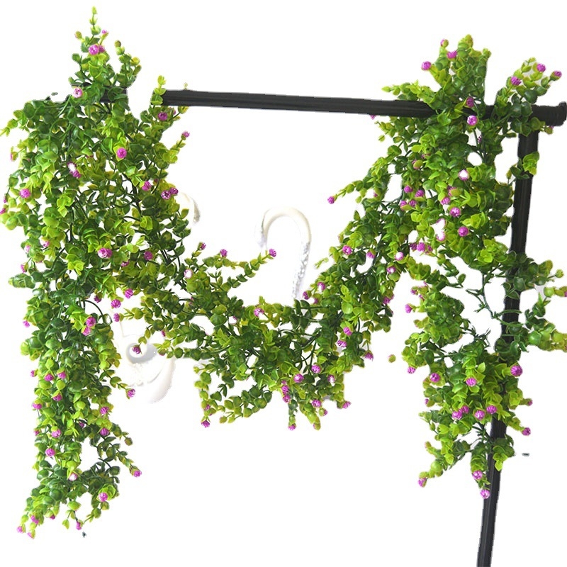 Ghirlandă artificială din liană de eucalipt pentru nunți și petreceri, decor verde, lungime 100–200 cm