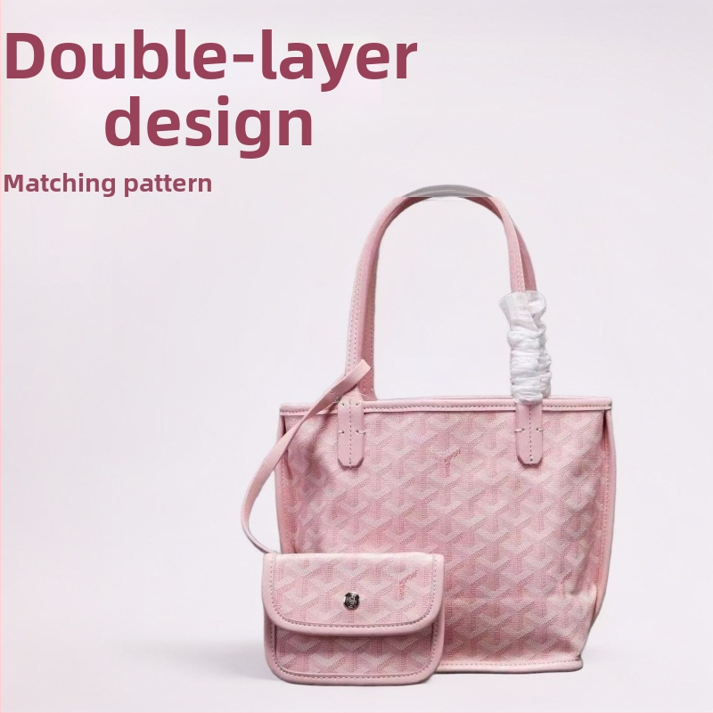 Mini tote taška s motívom dogtooth pre ženy, módna denná taška na nákupy so vstavanou vnútornou taškou