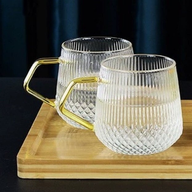 Carafă din sticlă pentru apă rece, capacitate mare, textură ciocan, rezistentă la căldură, pentru suc sau apă, set de carafe