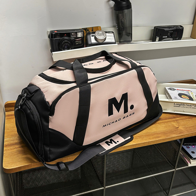 Torba za putovanje velikog kapaciteta 20–35 L, unisex ruksak i torba preko ramena / crossbody, s odjeljkom za suhu i mokru odjeću