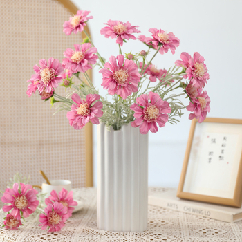 Floare artificială cosmos din mătase pentru decor în living și masă, recuzită pentru fotografii, aspect premium
