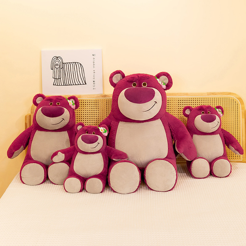 Strawberry Bear plišana igračka za djecu s aromom, plišani lik i jastuk