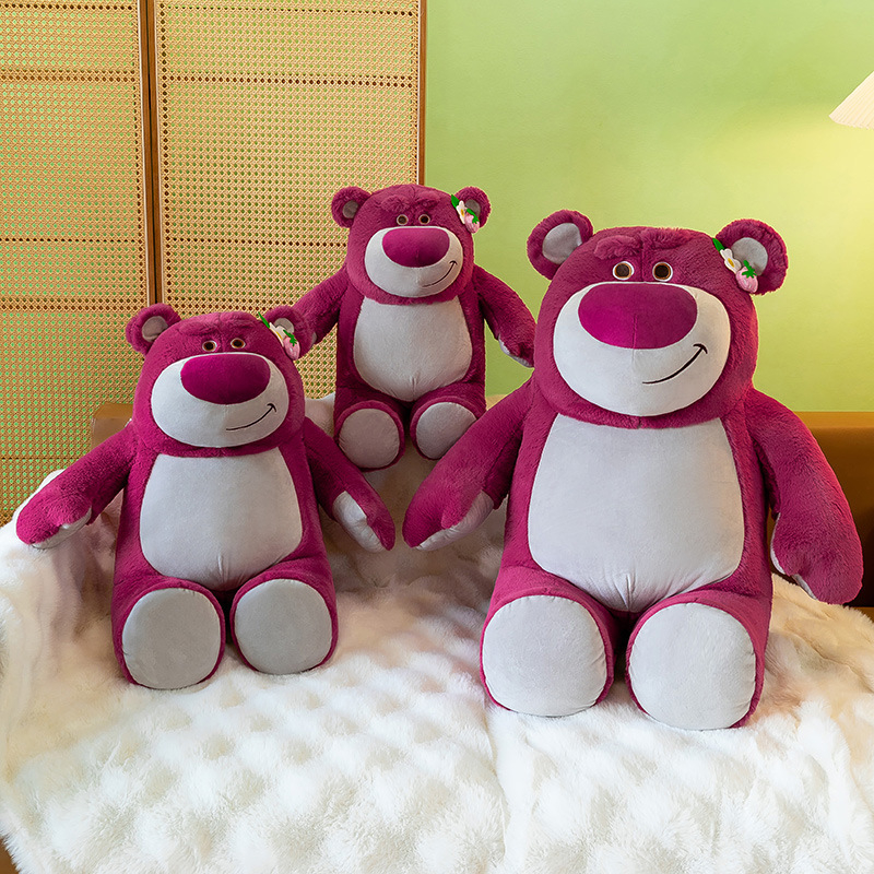 Strawberry Bear plišana igračka za djecu s aromom, plišani lik i jastuk