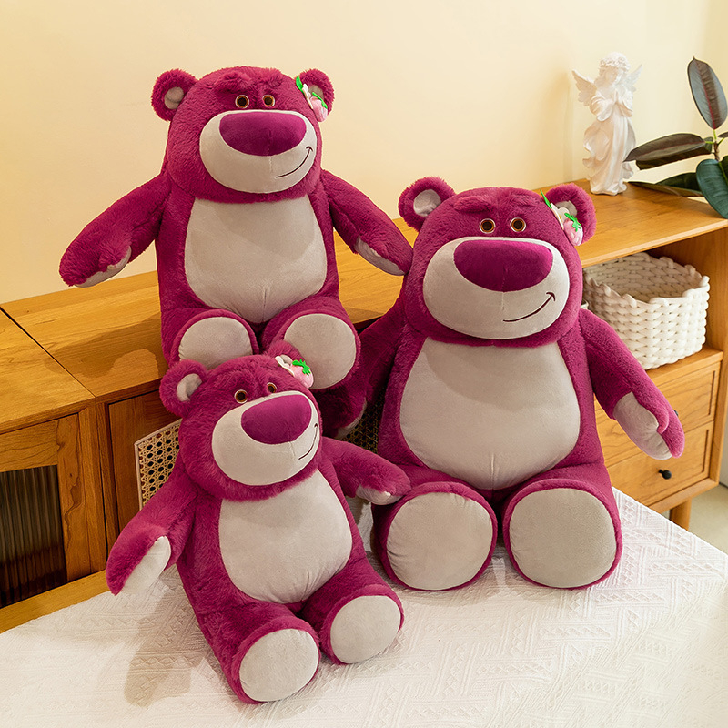 Strawberry Bear plišana igračka za djecu s aromom, plišani lik i jastuk