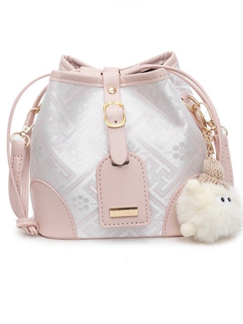 Nova stilna bucket torba od Guangxi Zhuang brokata, kineski stil, 2025 lagani luksuz, crossbody torba za žene
