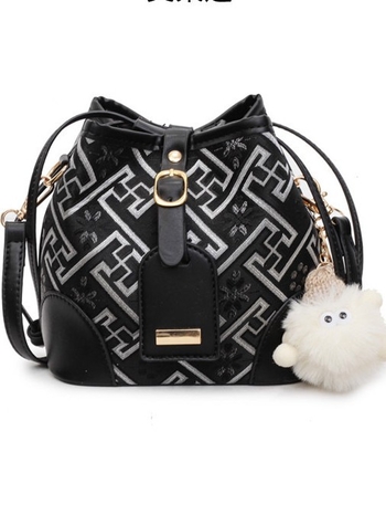 Nova stilna bucket torba od Guangxi Zhuang brokata, kineski stil, 2025 lagani luksuz, crossbody torba za žene