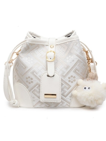 Nova stilna bucket torba od Guangxi Zhuang brokata, kineski stil, 2025 lagani luksuz, crossbody torba za žene