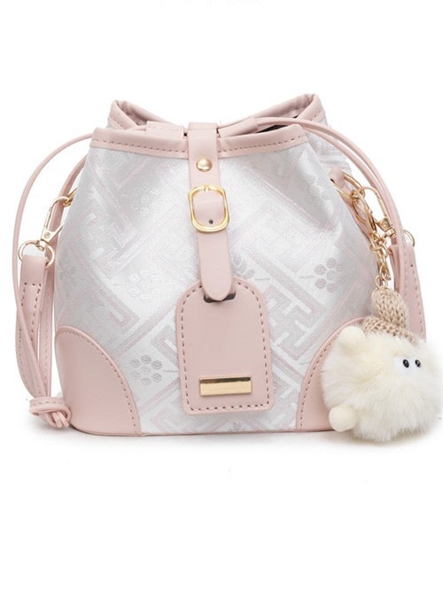 Nova stilna bucket torba od Guangxi Zhuang brokata, kineski stil, 2025 lagani luksuz, crossbody torba za žene