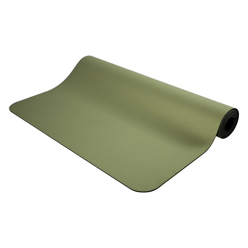 Neklizajuća joga podloga od kokosovih vlakana i PU gume, proširena i debela, tihi apsorber udaraca, 183x80 cm, 5 mm, za kućnu upotrebu i ples.