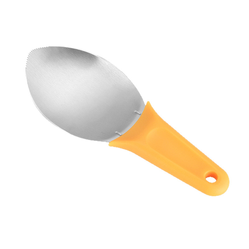 Unealtă din oțel inoxidabil pentru mango: cupă pentru pulpă, tăiere cuburi și pregătire fructe