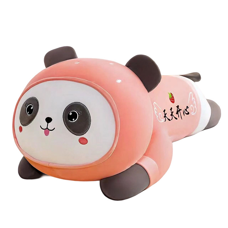 Plišana panda igračka s dizajnom dinje, ležeći panda jastuk za djecu