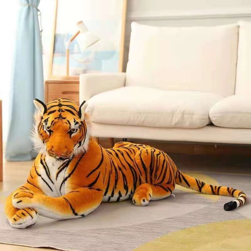 Veliki plišani tigar, sjeveroistočni tigar, dječja igračka i jastuk