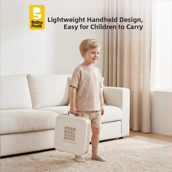 Babypods Višestruko funkcionalna šahovska ploča s Flying Chess, Hopscotch, Backgammon i Gomoku – Edukativna igračka za djecu