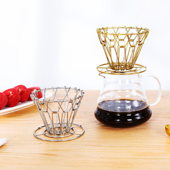 Suport rabatabil din oțel inoxidabil pentru filtru V60 de cafea, pentru camping în aer liber