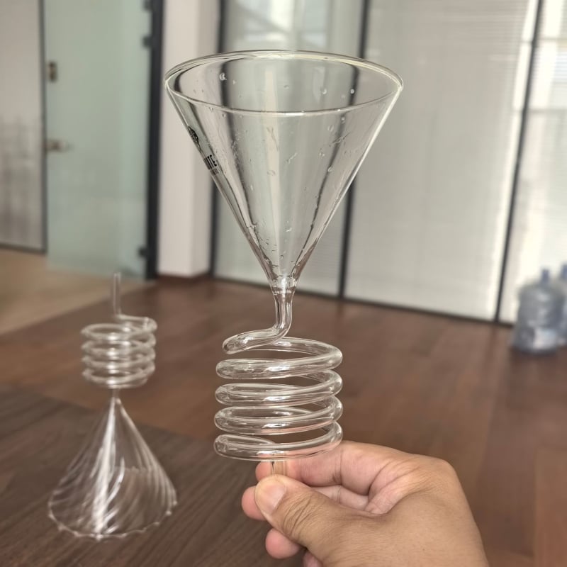 Set din sticlă pentru cafea cu filtru, pâlnie și cafetieră