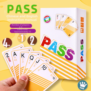 PASS društvena igra s kartama – urnebesna zabava za druženje, 2–5 igrača