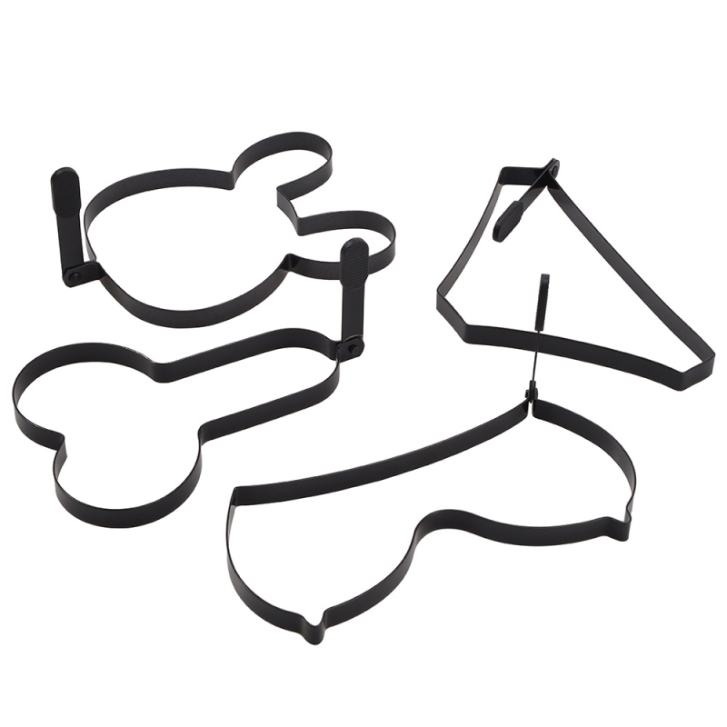 Formă din oțel inoxidabil, cu acoperire antiaderentă, pentru omletă, pentru DIY acasă, formă pentru chifteluțe – unelă de bucătărie creativă