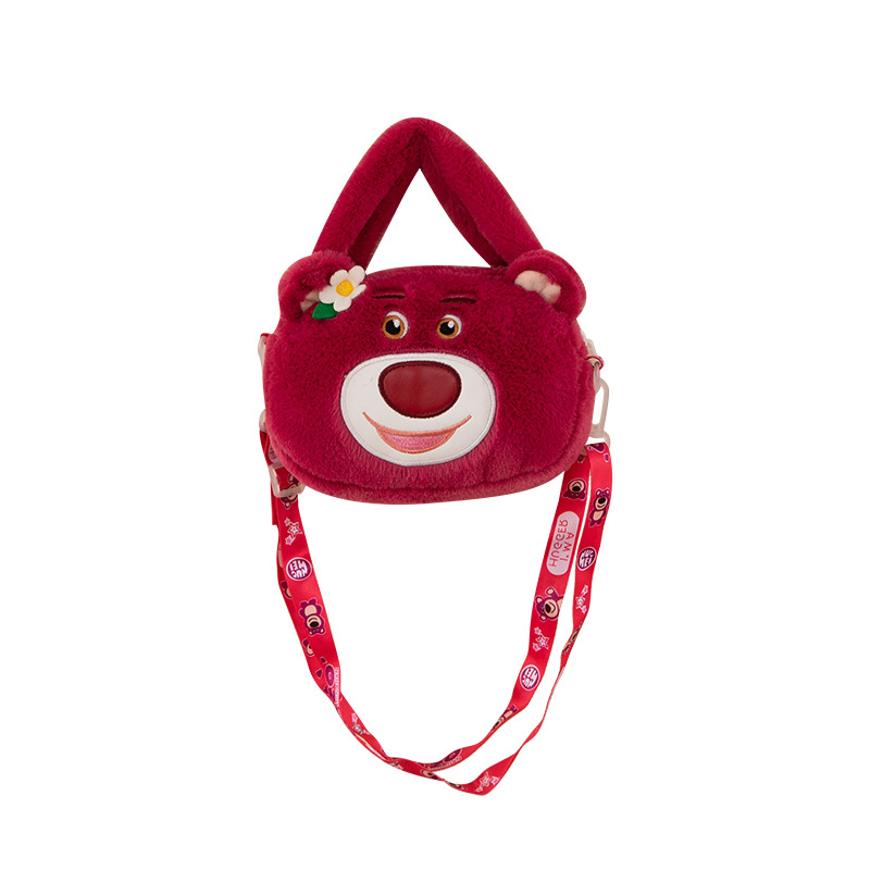 Βελούδινη τσάντα crossbody με κούκλα – εμπνευσμένη από claw machine