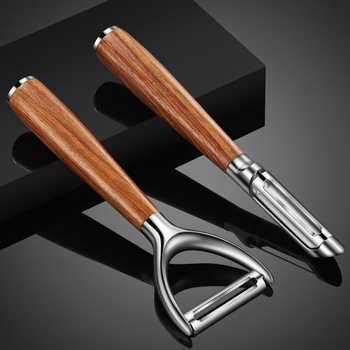 Curățător de fructe și legume din lemn de rosewood pentru bucătărie