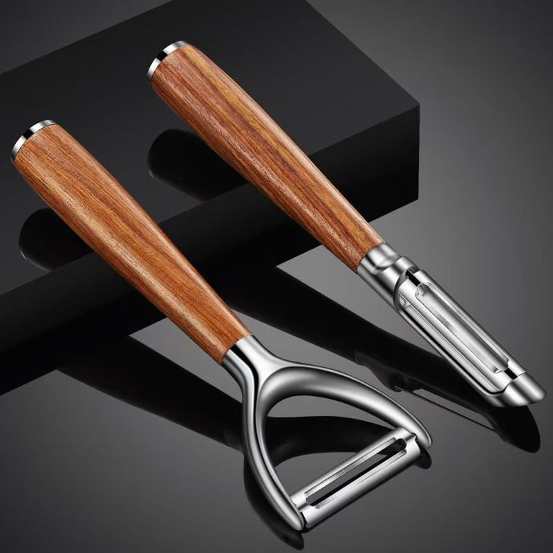 Curățător de fructe și legume din lemn de rosewood pentru bucătărie