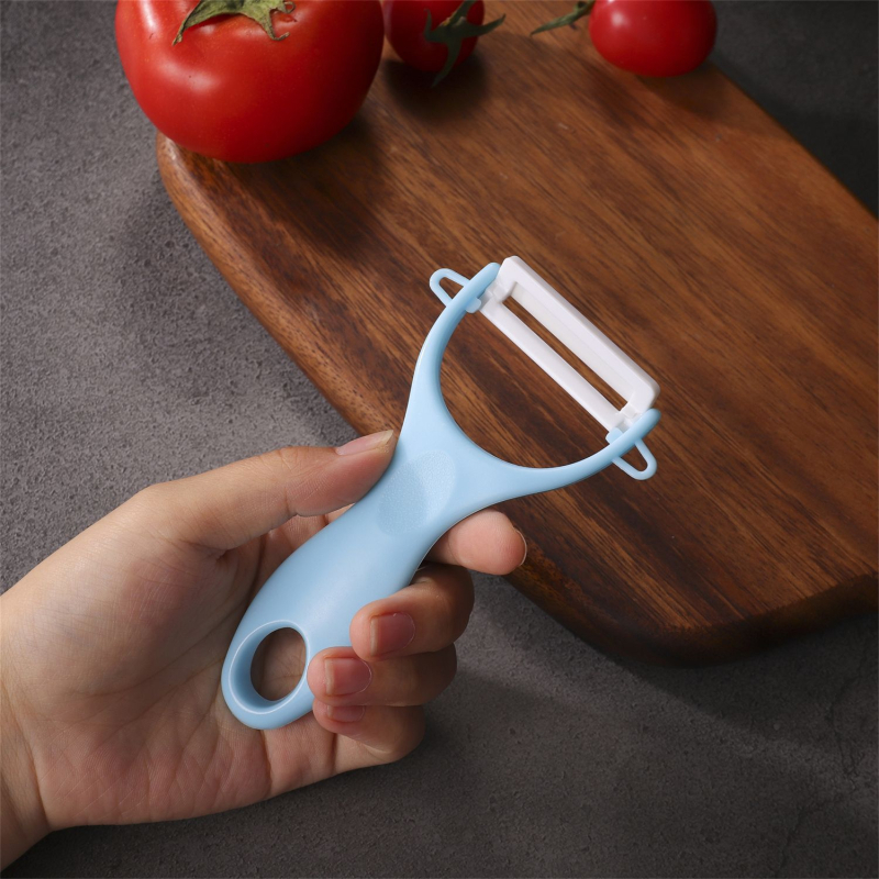 Curățător de cartofi cu lamă ceramică pentru fructe și legume