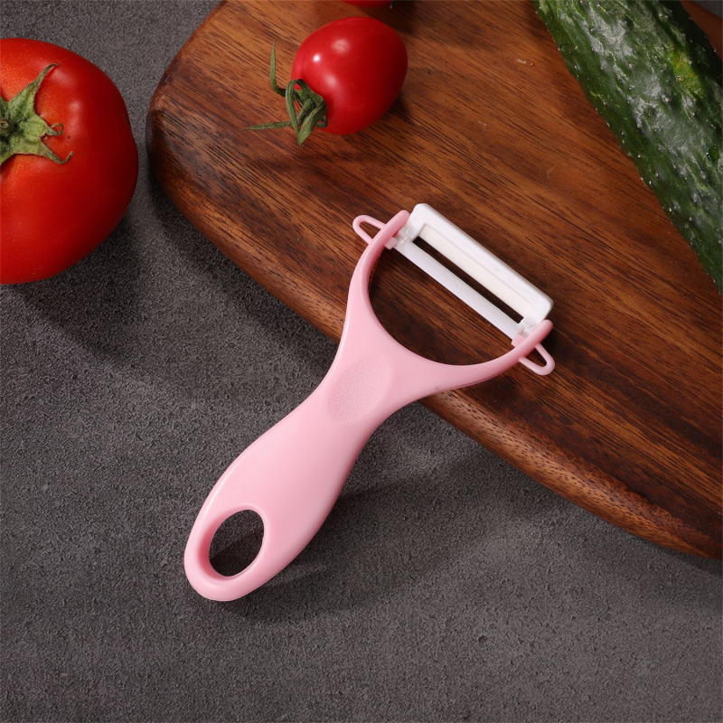 Curățător de cartofi cu lamă ceramică pentru fructe și legume