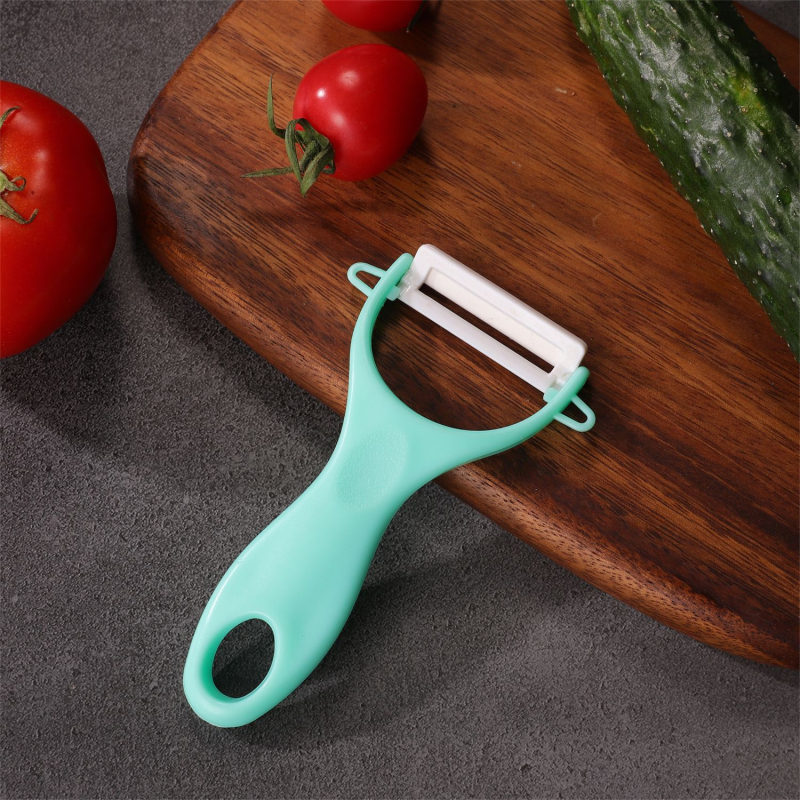 Curățător de cartofi cu lamă ceramică pentru fructe și legume