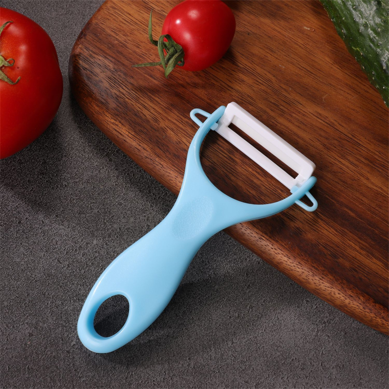 Curățător de cartofi cu lamă ceramică pentru fructe și legume