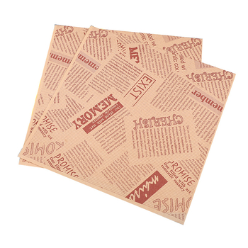 Hârtie alimentară pentru ambalarea sandvișurilor cu absorbție de ulei, pungă triunghiulară laminată, alimentară, de unică folosință, pentru pâine, clătite și burgeri