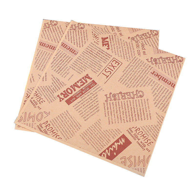 Hârtie alimentară pentru ambalarea sandvișurilor cu absorbție de ulei, pungă triunghiulară laminată, alimentară, de unică folosință, pentru pâine, clătite și burgeri