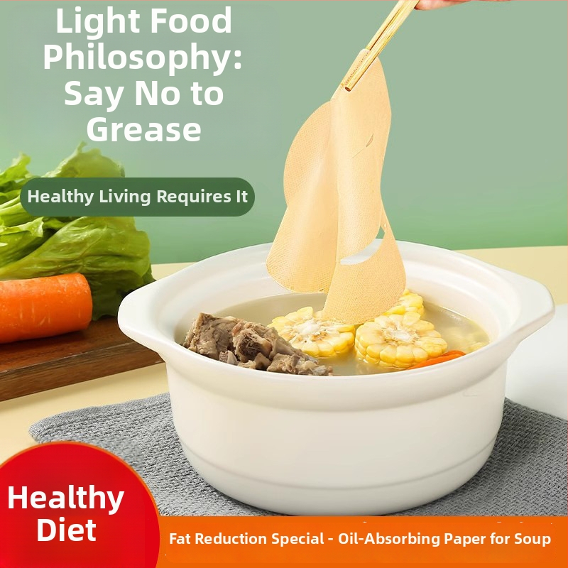 Hârtie absorbantă alimentară pentru ulei, pentru supe, gătit și fierbere