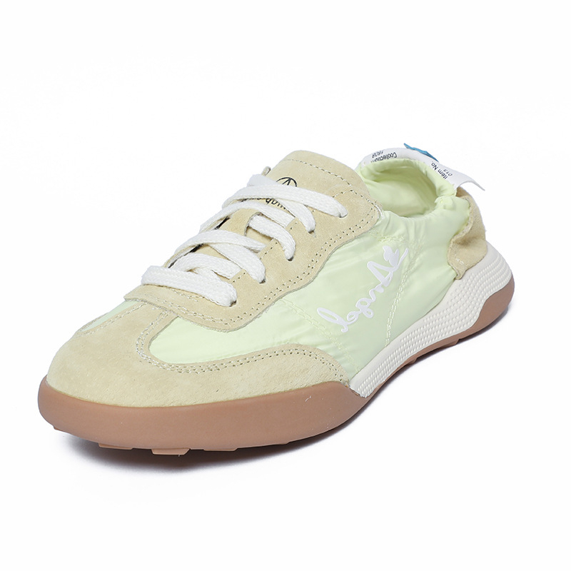 Grape Mom cipele od prave kože, prozračne udobne ženske njemački trening cipele – Forrest Gump stil, casual balerinke, veličine 41-43