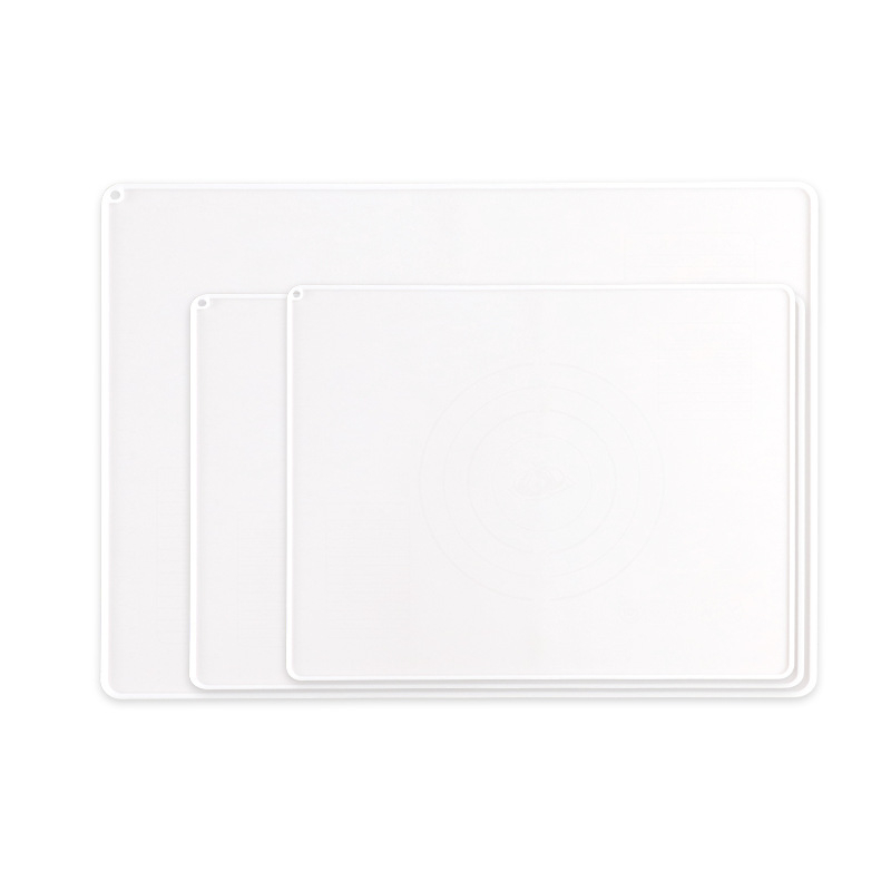 Covor de aluat din silicon alimentar, transparent, extra-large, pentru întindere și rulare, suprafață anti-derapare pentru bucătărie casnică