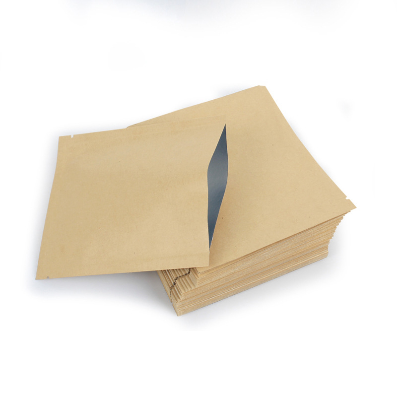 100 pungi de filtre pentru cafea, cu hârtie kraft și folie de aluminiu, ambalaj exterior imprimabil