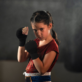 Dječje gel boxing rukavice, rukavice s pola prsta, sanda zavoji za ruke, zavoji, zaštitna tkanina za ruku, Muay Thai zaštitne rukavice