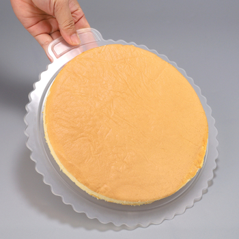 Bază rotundă pentru tort de 8 inch, reutilizabilă, din plastic dur, covoraș de copt cu strat gros