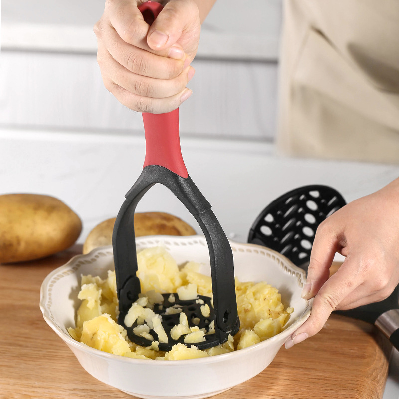 Presă pliabilă din nylon pentru cartofi și zdrobitor de fructe, zdrobitor manual pentru cartofi și cartofi dulci